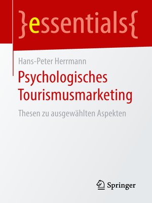 cover image of Psychologisches Tourismusmarketing